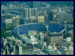 Yokohama Stadium from Landmark Tower